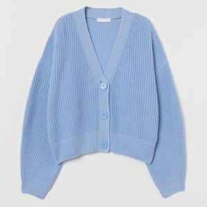 Rib Knit Cardigan Button Up Cropped Cardigan Y2K